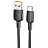 Кабель USB - Type-C Borofone BX93 Super PD 100W 100см 6A  (black)