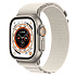 Ремешок - ApW27 Alpine Loop Apple Watch 42/44/45/49 mm текстиль (white)