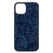 Чехол-накладка - PC071 POSH SHINE для "Apple iPhone 13" россыпь кристаллов (ice blue) (231591)