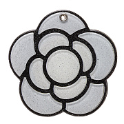 Наклейка - для телефона с зеркалом (Цветок) (gray)