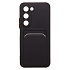 Чехол-накладка - SC337 с картхолдером для "Tecno Spark 40 Pro" (black) (241172)