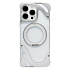 Чехол-накладка - SMZ08 Glassy SafeMag для "Apple iPhone 16 Pro Max" (silver)