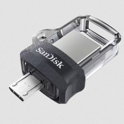 Флэш накопитель USB 32 Гб SanDisk Ultra Android Dual Drive OTG 3.0 (black)