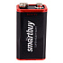 Батарейка 9V (крона) Smart Buy 6F22 (1-BL) (12/240) ..