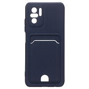 Чехол-накладка - SC315 с картхолдером для "Xiaomi Poco M5s" (dark blue) (214426)