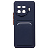 Чехол-накладка - SC337 с картхолдером для "TECNO Spark 20 Pro+" (dark blue) (231043)