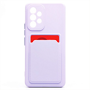 Чехол-накладка - SC315 с картхолдером для "Samsung SM-A536 Galaxy A53 5G" (light violet) (214470)