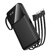 Внешний аккумулятор Borofone BJ76 10W 10000mAh Micro/USB/Type-C/USB*2/Type-C/Micro/Lightning (black)