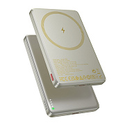 Внешний аккумулятор Hoco Q26a Joy PD20W SafeMag 10000mAh Type-C/USB/Type-C (titanium gold)