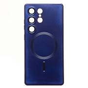 Чехол-накладка - SM020 Matte SafeMag для "Samsung Galaxy S25 Ultra" (dark blue)