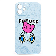 Чехол-накладка Luxo Creative для "Apple iPhone 12" (104) (blue)