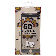 Защитная пленка изогнутая Glass PET 5D для "Apple iPhone 6/iPhone 6S" (silver)