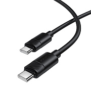 Кабель Type-C - Type-C Borofone BX123 Leya 60W 100см 3A  (black)