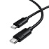 Кабель Type-C - Type-C Borofone BX123 Leya 60W 100см 3A  (black)