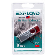 Флэш накопитель USB 16 Гб Exployd 530 (red) 