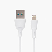Кабель USB - Apple lightning Celebrat FLY-2I  100см 2,4A  (white)