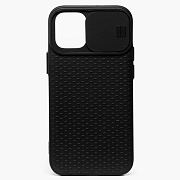 Чехол-накладка - SC193 для "Apple iPhone 12 Pro Max" (black/black)