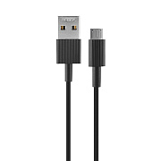 Кабель USB - micro USB Remax RC-120m Chaino  100см 2,1A  (black)