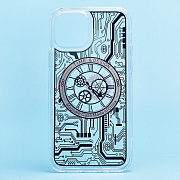 Чехол-накладка - SM014 SafeMag для "Apple iPhone 12/iPhone 12 Pro" (silver)