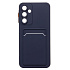 Чехол-накладка - SC337 с картхолдером для "Samsung Galaxy A16 5G" (dark blue) (237557)