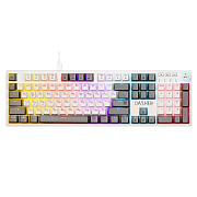 Клавиатура Defender Dasher GK-472 104кн, YH красн, 1.5м, (механическая) (white/gray)