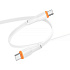 Кабель Type-C - Type-C Borofone BX118 Esplendido PD 60W 100см 3A  (white)