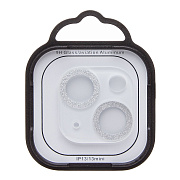 Защитное стекло для камеры - СG06 для "Apple iPhone 13/13 mini" (silver)