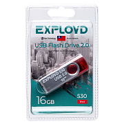 Флэш накопитель USB 16 Гб Exployd 530 (red)