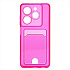 Чехол-накладка - SC276 с картхолдером для "TECNO Spark 20/Spark 20C" (pink)