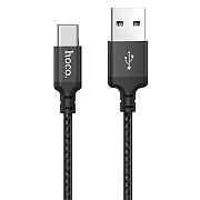 Кабель USB - Type-C Hoco X14 Times Speed 18W 100см 3A  (black)