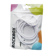 Кабель AUX (папа-папа) RockBox RC-MM3  100см   (white)