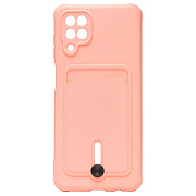 Чехол-накладка - SC304 с картхолдером для "Samsung SM-A125 Galaxy A12" (light pink) (208711)
