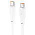 Кабель Type-C - Type-C Hoco X93 Force 100W 200см 5A  (white)