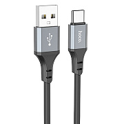 Кабель USB - Type-C Hoco X86 Spear 18W 100см 3A  (black)