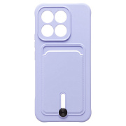 Чехол-накладка - SC304 с картхолдером для "Honor X8c" (light violet) (239107)