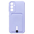 Чехол-накладка - SC304 с картхолдером для "Samsung Galaxy A25 5G" (light violet) (227447)
