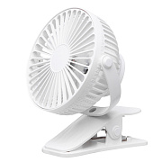 Вентилятор - портативный G16 (крепление прищепка) (white)