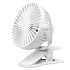 Вентилятор - портативный G16 (крепление прищепка) (white)