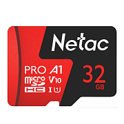 Карта флэш-памяти MicroSD 32 Гб Netac P500 Extreme Pro UHS-I (100 Mb/s) без адаптера (Class 10) 