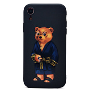 Чехол-накладка - SC307 для "Apple iPhone XR" (003) (black)