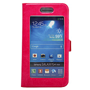 Универсальный чехол-книжка Activ Magic Window Check 3.5-4.0 (rose)