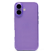 Чехол-накладка - SC344 для "Apple iPhone 16" (transparent/violet) (236522)