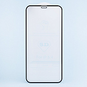 Защитное стекло Full Screen - 3D Flat для "Apple iPhone 12 mini" (тех.уп.) (black)