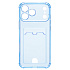 Чехол-накладка - SC276 с картхолдером для "Apple iPhone 17 Pro Max" (deep blue)