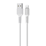 Кабель USB - Apple lightning Borofone BX16 Easy  100см 2A  (white)