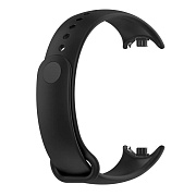 Ремешок - WB13 силикон на кнопке Xiaomi Mi Band 9 (black)