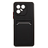 Чехол-накладка - SC337 с картхолдером для "Tecno Pova 7 Neo/Pova 7 4G" (black) (241058)