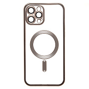 Чехол-накладка - SM027 SafeMag для "Apple iPhone 12 Pro Max" (titanium) (232379)