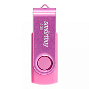 Флэш накопитель USB 4 Гб Smart Buy Twist (pink)