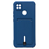 Чехол-накладка - SC304 с картхолдером для "Xiaomi Redmi 10A" (blue) (208514)